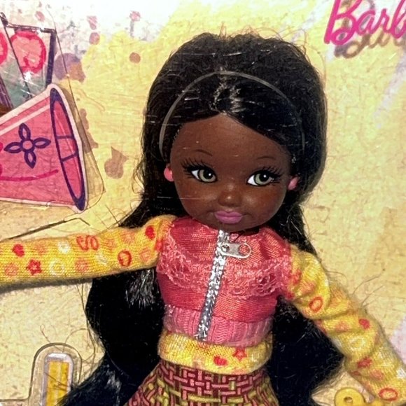 Barbie So In Style AA Black Kelly Chelsea Courtney Doll S.I.S. New In Box P8826 - Picture 2 of 12